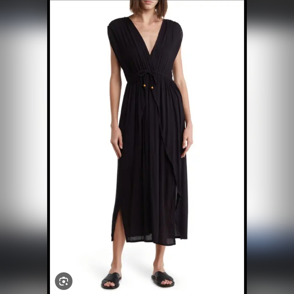 NWT Raviya Black Maxi Dress Swim Cover Up